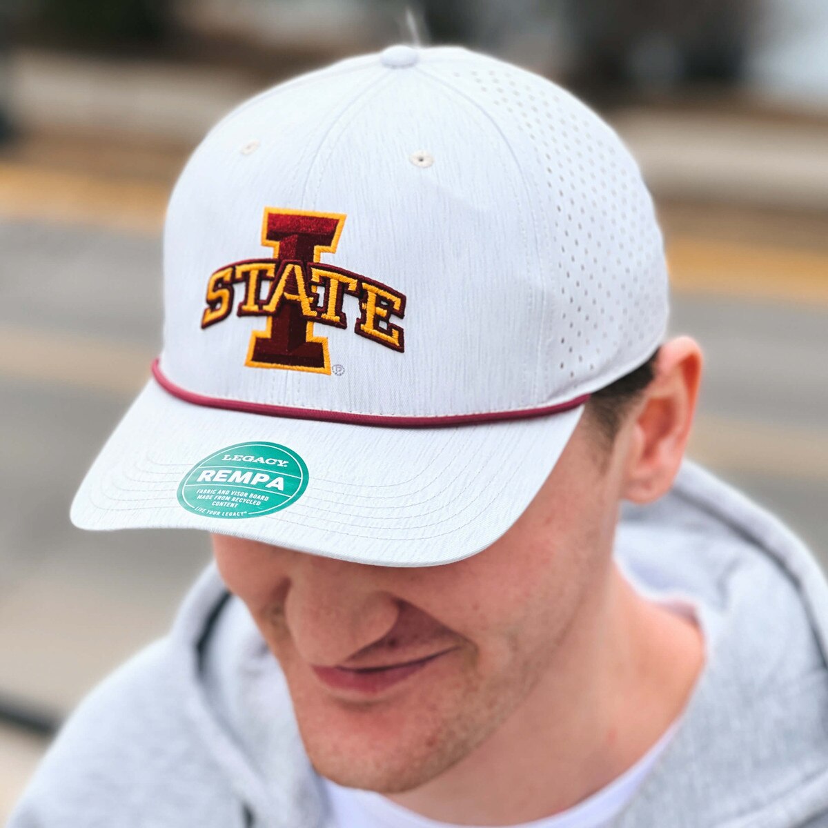 Legacy I-State Sand & Cardinal Rope Dri-Fit Hat